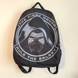 Star Wars Kylo Ren Black Backpack Small Kids‎ Travel Bag